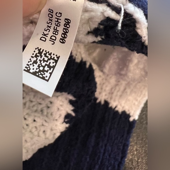 Aerie Navy White Striped Women's Layer Open Front Cardigan Kimono Sweater Size M - Picture 9 of 10